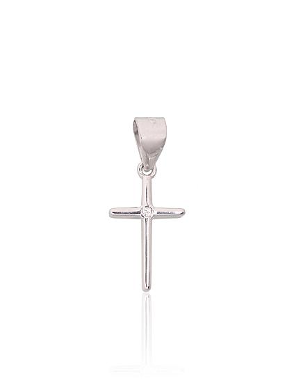 Kettenanhänger aus Silber mit Zirkonia
