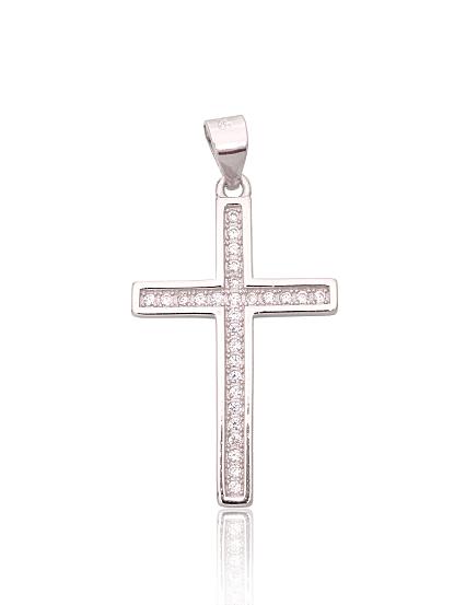 Kettenanhänger aus Silber mit Zirkonia