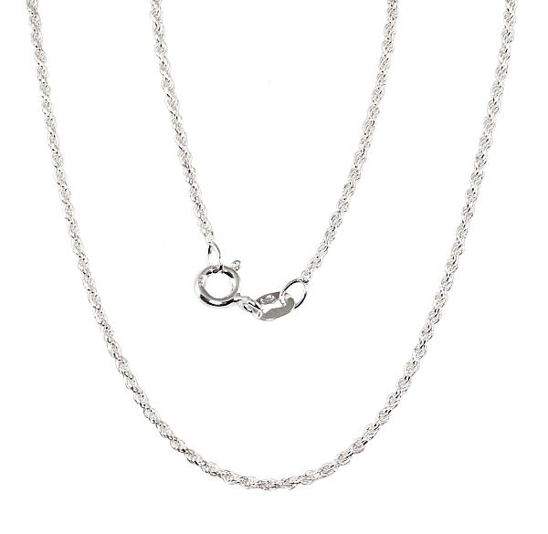 Silver chain "Rope 1.3 mm"