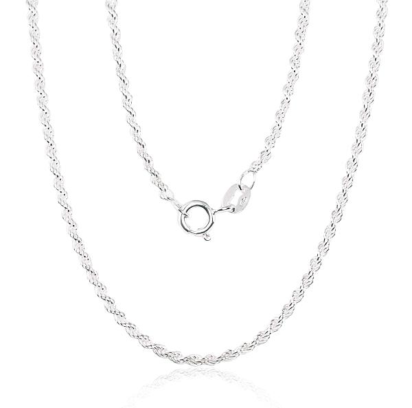 Silver chain "Rope 2 mm"