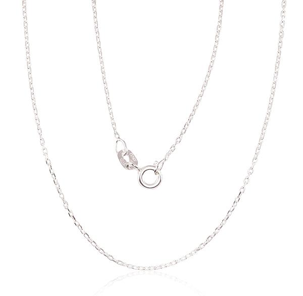 Silver chain "Anchor 1 mm"