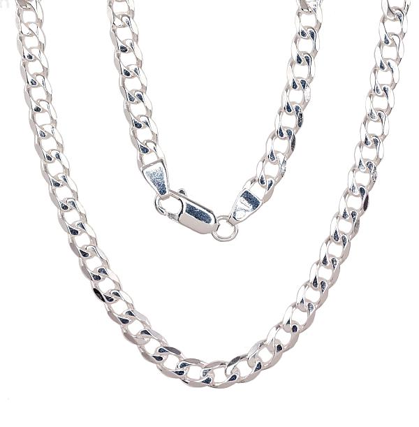 Kette aus Silber "Curb 4.1 mm"