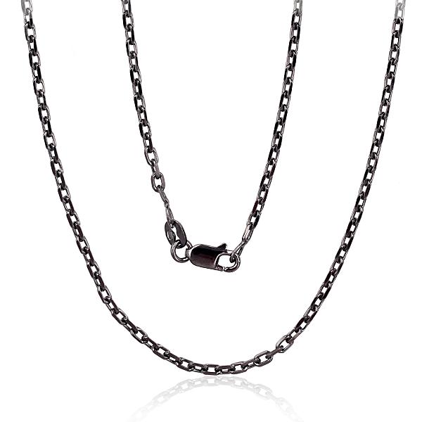 Silver chain "Anchor 2.1 mm"