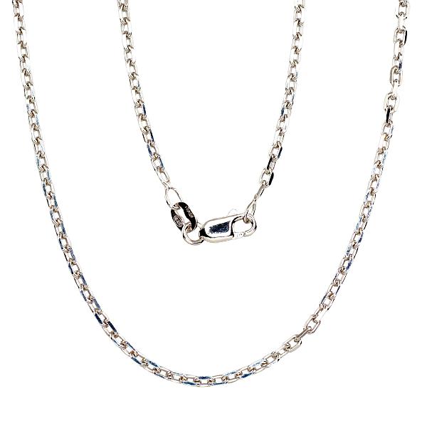 Silver chain "Anchor 2.1 mm"