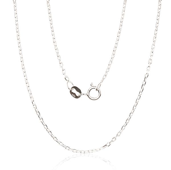 Silver chain "Anchor 1.2 mm"