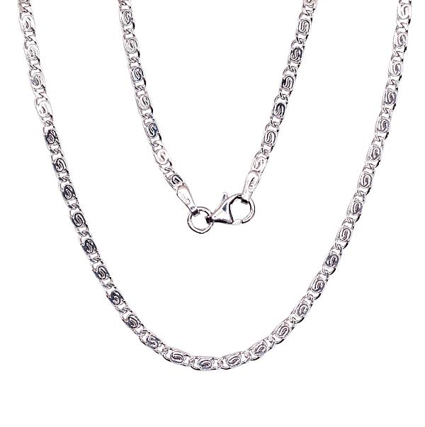 Silver chain "Snail 2.1 mm"