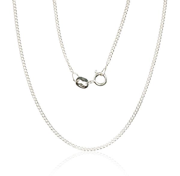 Silver chain "Curb 1.5 mm"