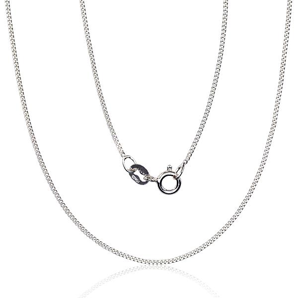 Silver chain "Curb 1 mm"