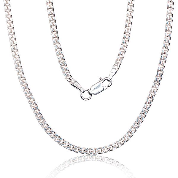 Sudraba ķēdīte "Kartjē 2.2 mm"