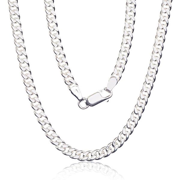 Hõbedast kett "Curb 4 mm"