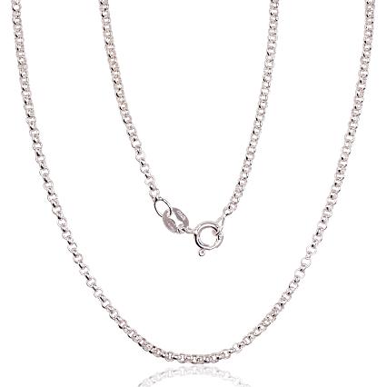 Silver chain "Rollo 2 mm"