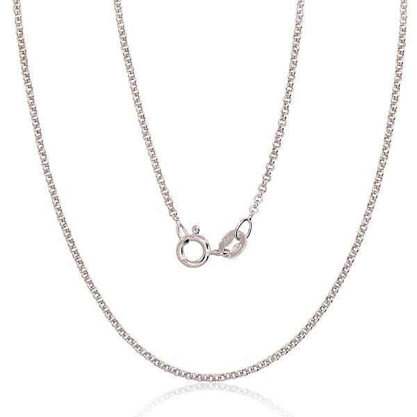 Silver chain "Rollo 1 mm"