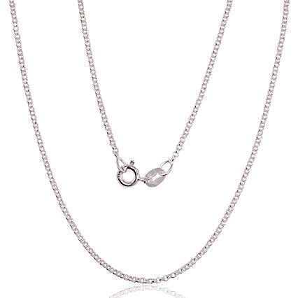 Silver chain "Rollo 1 mm"