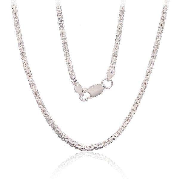 Hõbedast kett "Bizantine 2.1 mm"