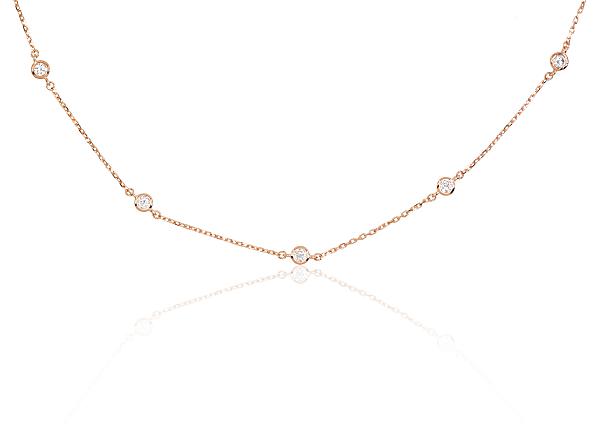 Silbernes Collier