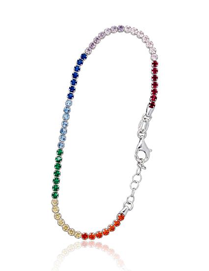 Armband aus Silber mit Zirkonia