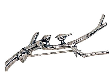 Silver broosh